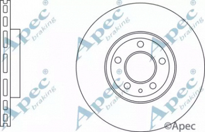 APEC BRAKING dsk3119 -  Тормозной диск